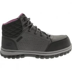 Skechers Work Mccoll Safety Toe Work Boots - Womens Black