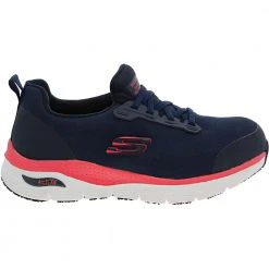 Skechers Work Arch Fit Evzan Safety Toe Work Shoes - Womens Navy