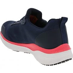 Skechers Work Arch Fit Evzan Safety Toe Work Shoes - Womens Navy -Rogan‘s Shoes shop SK 108057 NVY3