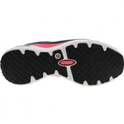 Skechers Work Arch Fit Evzan Safety Toe Work Shoes - Womens Navy -Rogan‘s Shoes shop SK 108057 NVY4