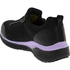Skechers Work Arch Fit Evzan Safety Toe Work Shoes - Womens Black Purple -Rogan‘s Shoes shop SK 108057 PUR3