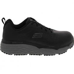 Skechers Work Max Cushioning Ralip Womens Safety Work Shoes Black