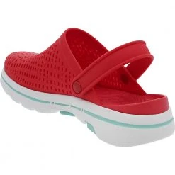 Skechers Foamies Go Walk 5 Astonished Clogs - Womens Red -Rogan‘s Shoes shop SK 111103 RED3