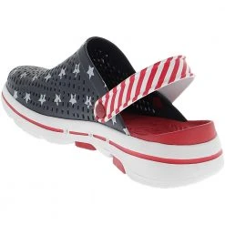 Skechers Go Walk 5 Stars And Stripes Clogs - Womens Navy -Rogan‘s Shoes shop SK 111140 NVY3
