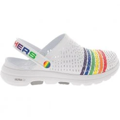 Skechers Go Walk 5 Pride Clogs - Womens White