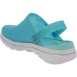 Skechers Go Walk 5 Ocean Foamie Water Sandals - Womens Blue -Rogan‘s Shoes shop SK 111148 BLU3