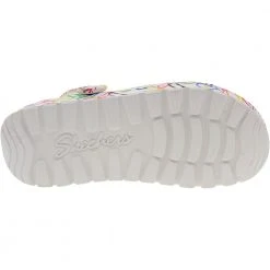 Skechers Footsteps More Foamies Water Sandals - Womens White Multi -Rogan‘s Shoes shop SK 111326 MLT4