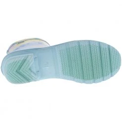 Skechers Rain Check Double Rainbow Rain Boots - Womens Pink Multi -Rogan‘s Shoes shop SK 113385 MLT4