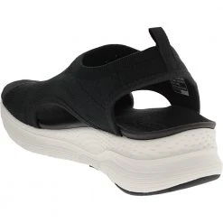 Skechers Arch Fit City Catch Womens Sandals Black White -Rogan‘s Shoes shop SK 119236 BLK3