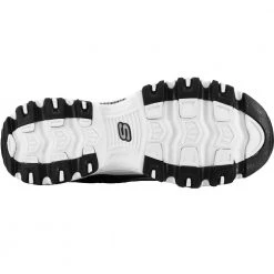Skechers Dlites Biggest Fan Running Shoes - Womens Black White -Rogan‘s Shoes shop SK 11930 BWH4