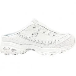 Skechers Dlites Bright Sky Running Shoes - Womens White Silver