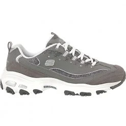 Skechers Dlites Me Time Lifestyle Shoes - Womens Gray White