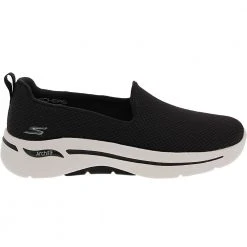 Skechers Go Walk Arch Fit Grate Walking Shoes - Womens Black White
