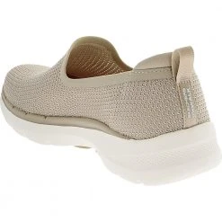 Skechers Go Walk 6 Clear Virtue Walking Shoes - Womens Natural -Rogan‘s Shoes shop SK 124505 NAT3
