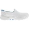 Skechers Go Walk 6 Clear Virtue Walking Shoes - Womens White Blue