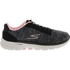 Skechers Go Walk 6 Magic Melody Womens Walking Shoes Black Pink