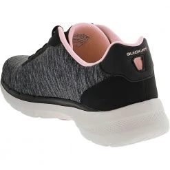Skechers Go Walk 6 Magic Melody Womens Walking Shoes Black Pink -Rogan‘s Shoes shop SK 124506 XPK3