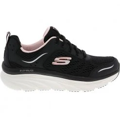Skechers Dlux Walker Infinite M Walking Shoes - Womens Black Pink