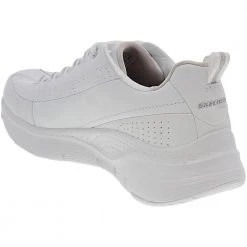 Skechers Arch Fit Citi Drive Lifestyle Shoes - Womens White Silver -Rogan‘s Shoes shop SK 149146 WSL3