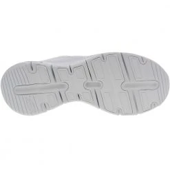 Skechers Arch Fit Citi Drive Lifestyle Shoes - Womens White Silver -Rogan‘s Shoes shop SK 149146 WSL4