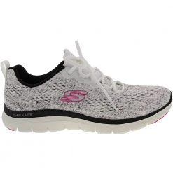 Skechers Flex Appeal 4 Vividspi Lifestyle Shoes - Womens White Black