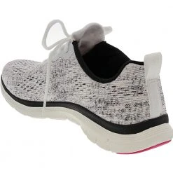 Skechers Flex Appeal 4 Vividspi Lifestyle Shoes - Womens White Black -Rogan‘s Shoes shop SK 149301 WBK3