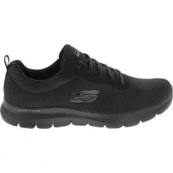 Skechers Flex Appeal 4 Brillian Lifestyle Shoes - Womens Black Black