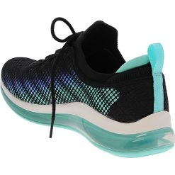 Skechers Air Element 2 Vivid Lifestyle Shoes - Womens Black Blue -Rogan‘s Shoes shop SK 149408 XBL3