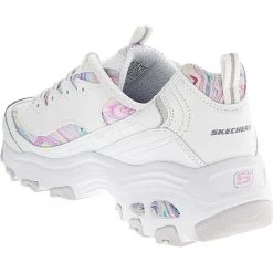 Skechers D'Lites Whimsical Dreams Womens Lifestyle Shoes White Multi -Rogan‘s Shoes shop SK 149789 WMT3