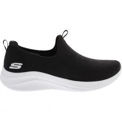 Skechers Ultra Flex 3.0 Soft Classics Womens Lifestyle Shoes Black White