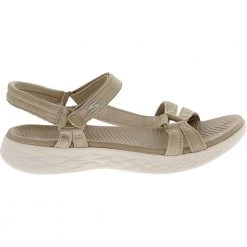 Skechers On The Go 600 Brillian Slide Sandals - Womens Natural