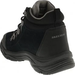 Skechers Trego El Capitan Hiking Boots - Womens Black Grey -Rogan‘s Shoes shop SK 158254 XGY3