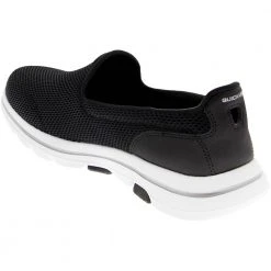 Skechers Go Walk 5 Walking Shoes - Womens Black White -Rogan‘s Shoes shop SK 15901 BWH3