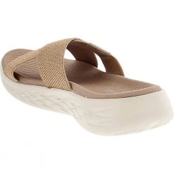 Skechers On The Go 600 Glistening Sandals - Womens Rose Gold -Rogan‘s Shoes shop SK 16259 ROS3