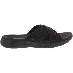 Skechers On The Go 600 Glistening Sandals - Womens Black
