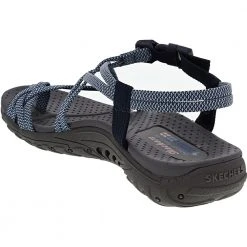 Skechers Reggae Irie Mon Sandals - Womens Navy Blue -Rogan‘s Shoes shop SK 163013 NVY3