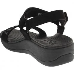 Skechers Arch Fit Sunshine Going Steady Sandals - Womens Black -Rogan‘s Shoes shop SK 163311 BLK3