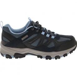 Skechers Selmen Hiking Shoes - Womens Navy Grey