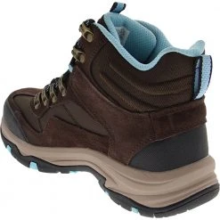 Skechers Trego Mid Waterproof Hiking Boots - Womens Chocolate -Rogan‘s Shoes shop SK 167008 CHO3