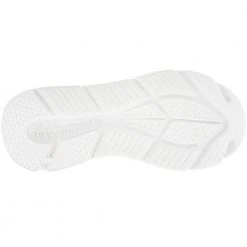 Skechers Max Cushion Elite Walking Shoes - Womens White -Rogan‘s Shoes shop SK 17693 WHT4