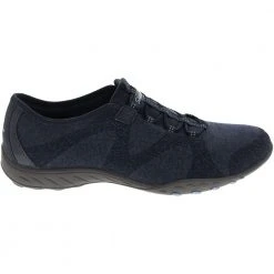 Skechers Breathe Easy Opportuni Slip On Casual Shoes - Womens Navy