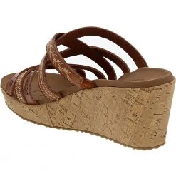 Skechers Beverlee Sandals - Womens Brown -Rogan‘s Shoes shop SK 31714 BRN3