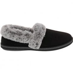 Skechers Cozy Campfire Team Toa Slippers - Womens Black Grey
