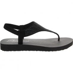 Skechers Meditation New Moon Flip Flops - Womens Black