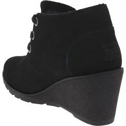 Skechers Bobs Tumble Weed Womens Casual Boots Black -Rogan‘s Shoes shop SK 33301 BLK3
