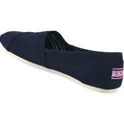 Skechers Bobs Plush Urban Rose Slip On Casual Shoes - Womens Navy -Rogan‘s Shoes shop SK 34240 NVY3