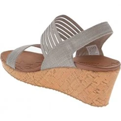 Skechers Beverlee Smittenkitten Sandals - Womens Taupe -Rogan‘s Shoes shop SK 38527 TPE3