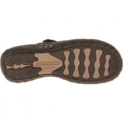 Skechers Trailway Reggae Flip Flops - Womens Chocolate -Rogan‘s Shoes shop SK 40798 CHO4