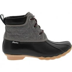 Skechers Pond Lil Puddles Rubber Boots - Womens Black Grey