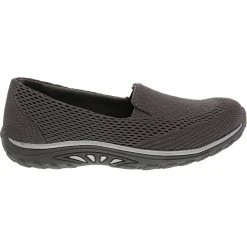 Skechers Reggae Fest Willows Slip On Casual Shoes - Womens Charcoal